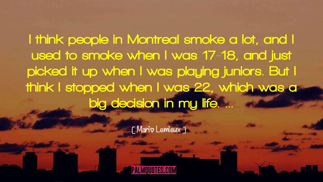 Mario Lemieux Quotes: I think people in Montreal