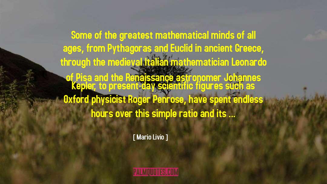 Mario Livio Quotes: Some of the greatest mathematical