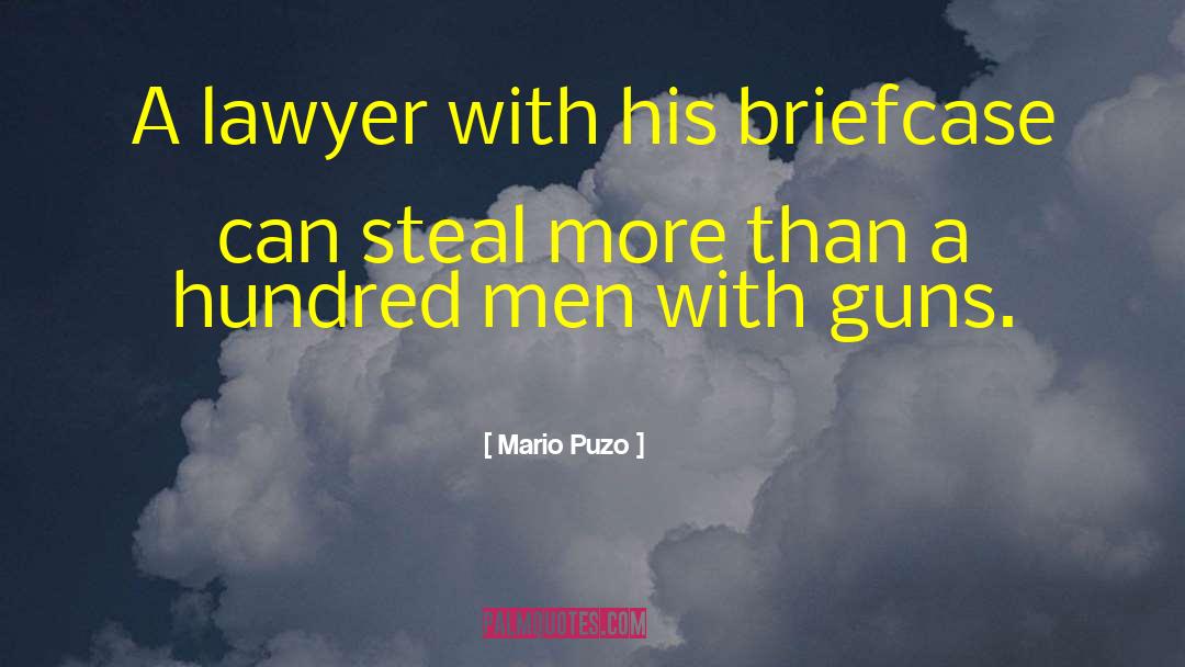 Mario Puzo Quotes: A lawyer with his briefcase