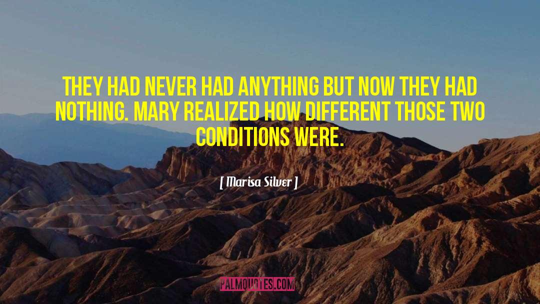 Marisa Silver Quotes: They had never had anything