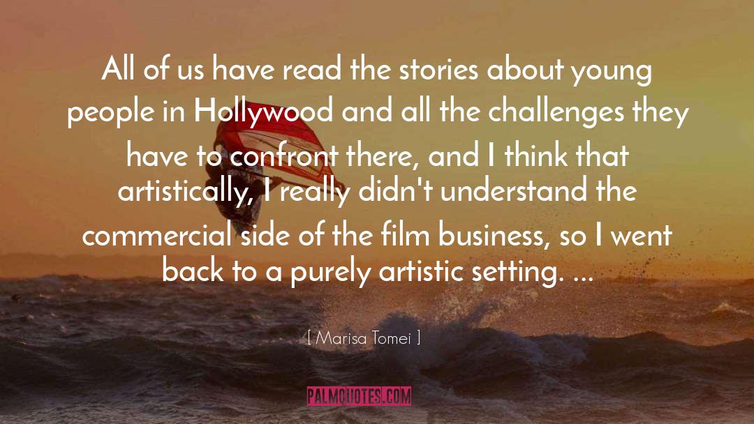 Marisa Tomei Quotes: All of us have read