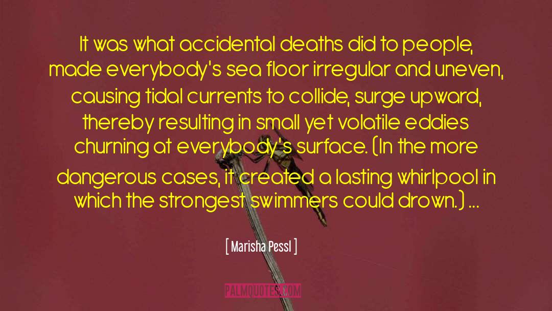 Marisha Pessl Quotes: It was what accidental deaths