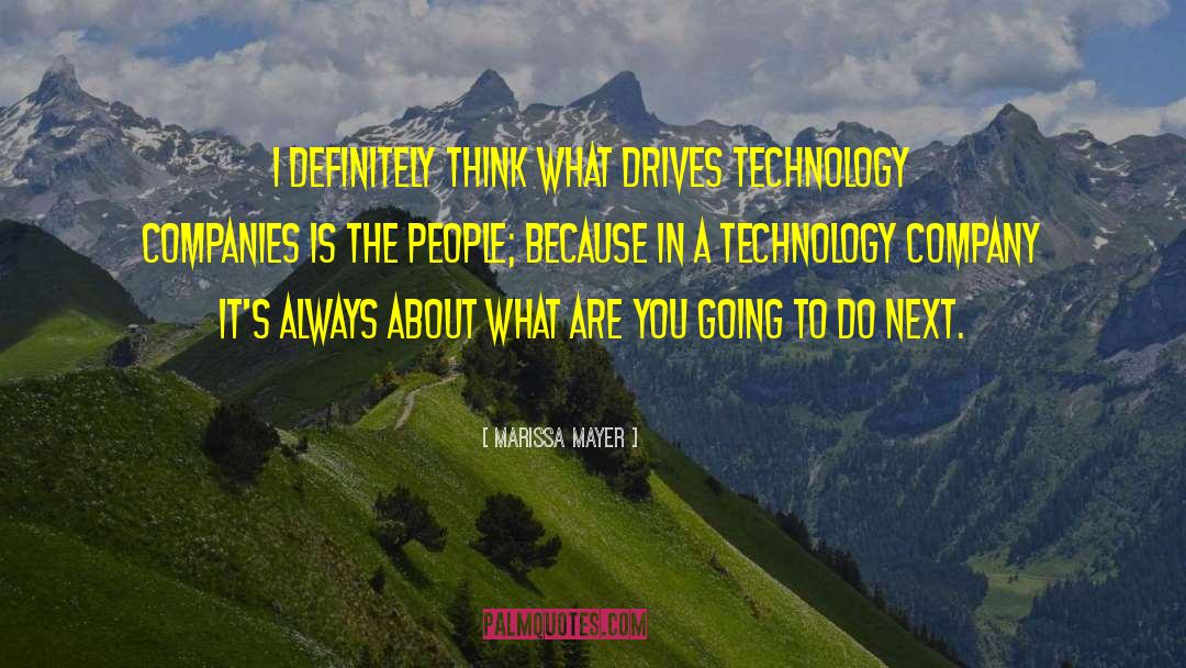 Marissa Mayer Quotes: I definitely think what drives