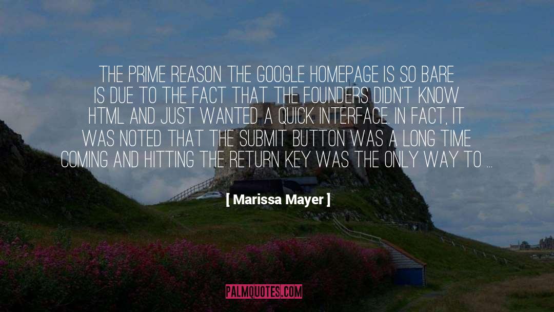 Marissa Mayer Quotes: The prime reason the Google