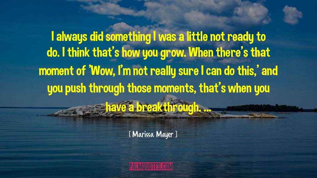 Marissa Mayer Quotes: I always did something I