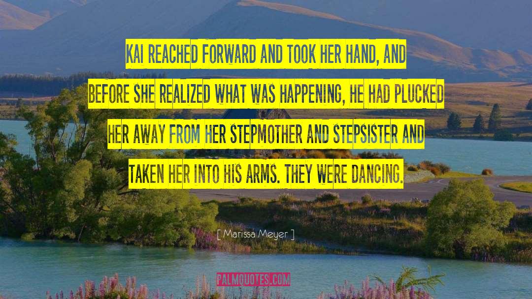 Marissa Meyer Quotes: Kai reached forward and took