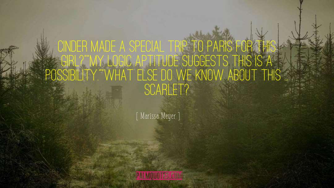 Marissa Meyer Quotes: Cinder made a special trip