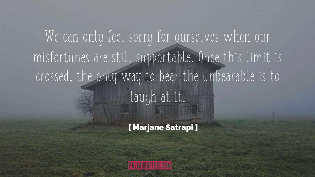 Marjane Satrapi Quotes: We can only feel sorry