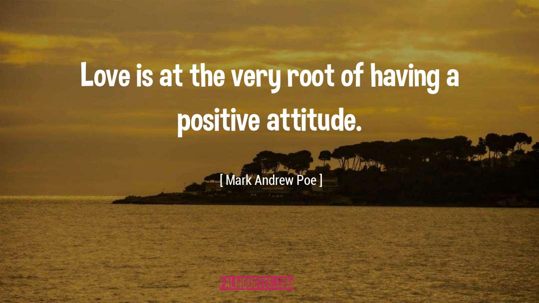 Mark Andrew Poe Quotes: Love is at the very