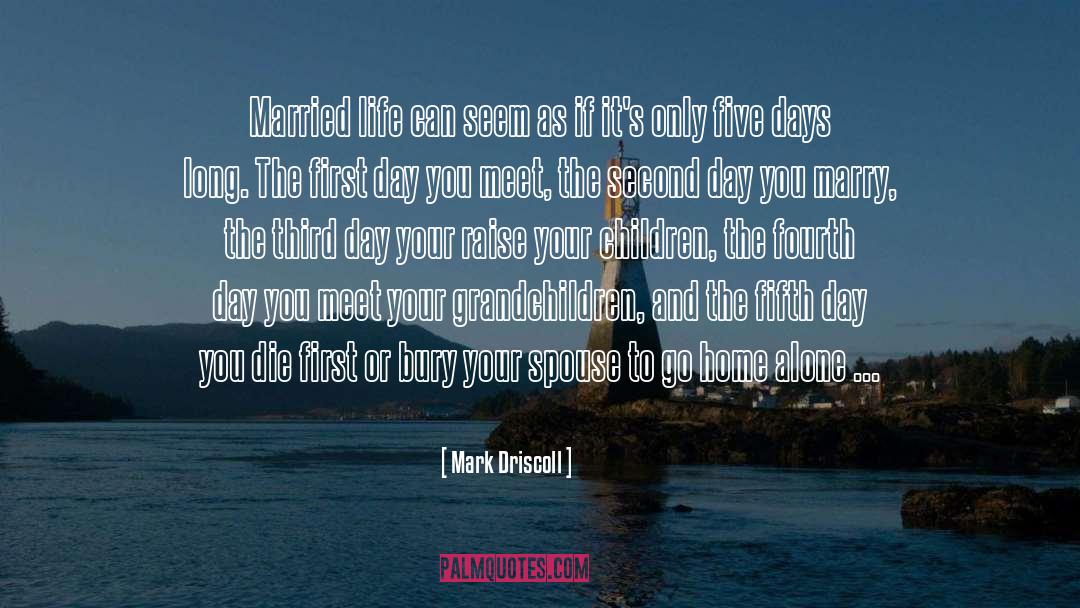 Mark Driscoll Quotes: Married life can seem as