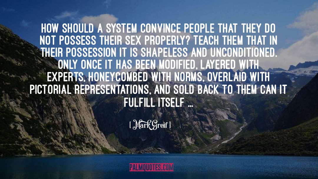 Mark Greif Quotes: How should a system convince