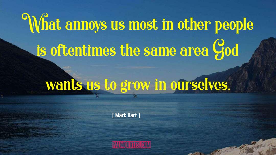 Mark Hart Quotes: What annoys us most in