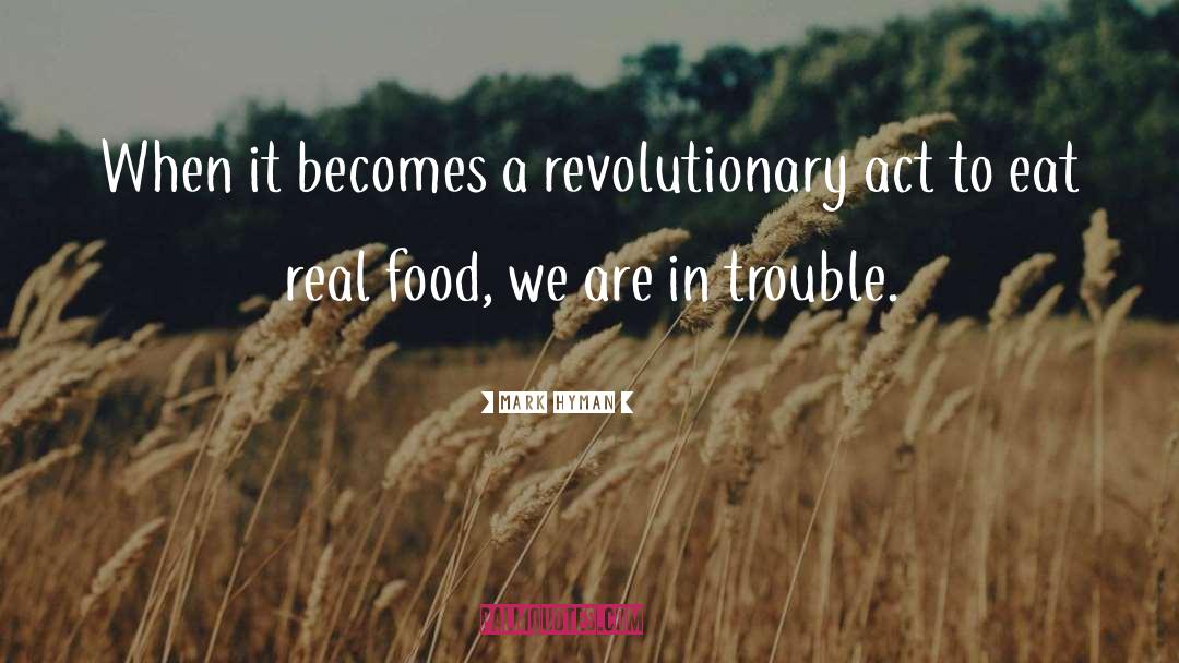 Mark Hyman Quotes: When it becomes a revolutionary