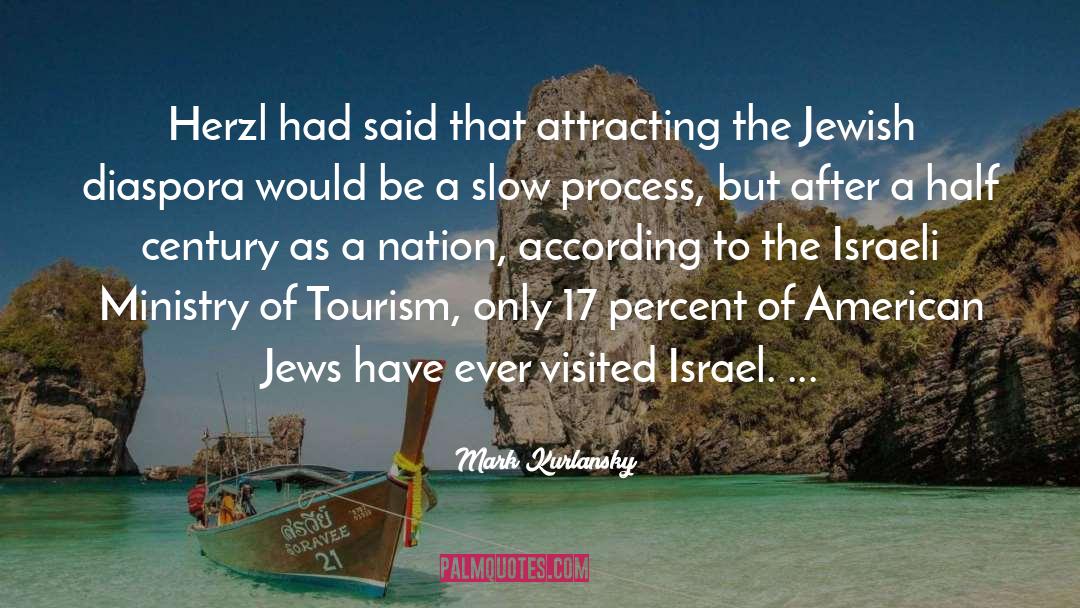 Mark Kurlansky Quotes: Herzl had said that attracting