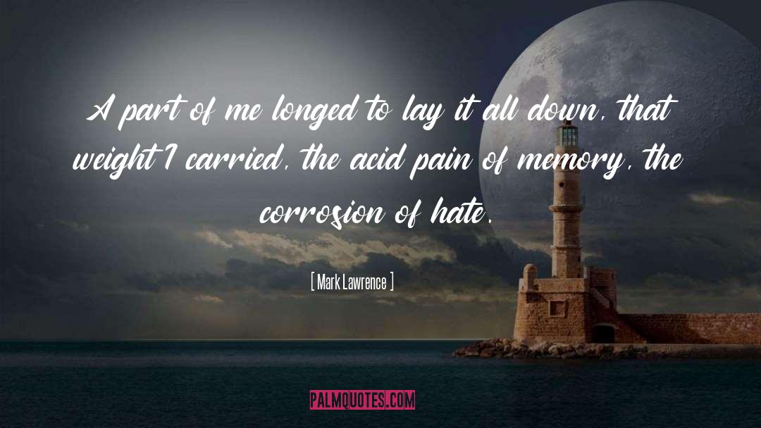 Mark Lawrence Quotes: A part of me longed