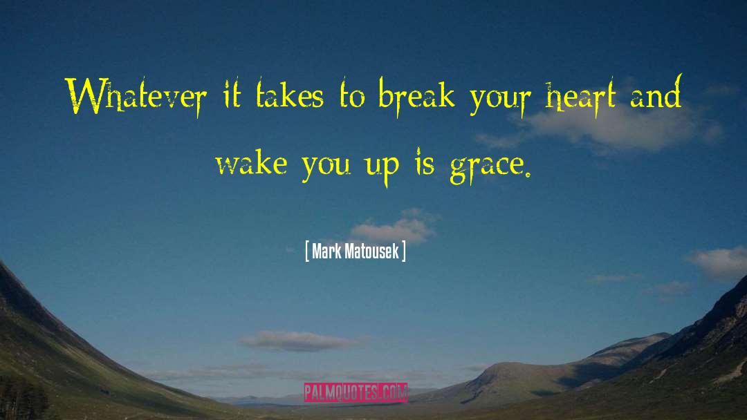Mark Matousek Quotes: Whatever it takes to break