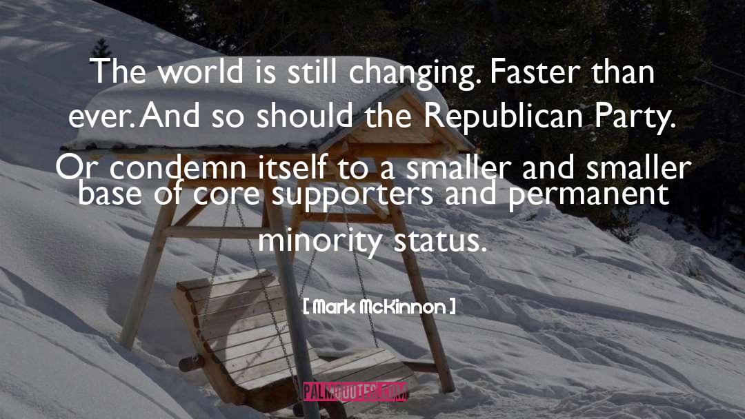 Mark McKinnon Quotes: The world is still changing.