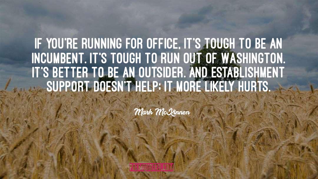 Mark McKinnon Quotes: If you're running for office,