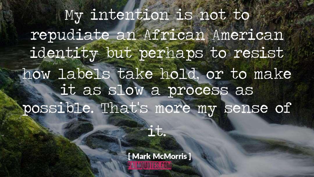 Mark McMorris Quotes: My intention is not to