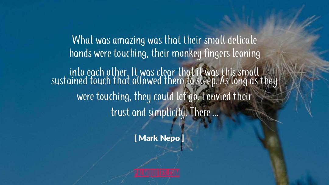 Mark Nepo Quotes: What was amazing was that