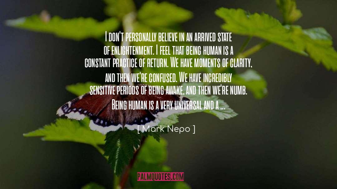 Mark Nepo Quotes: I don't personally believe in