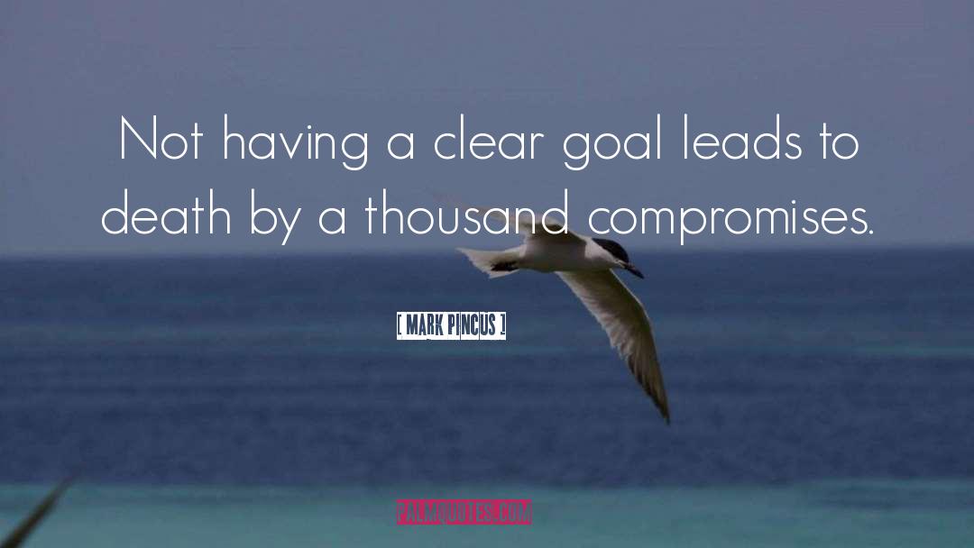 Mark Pincus Quotes: Not having a clear goal