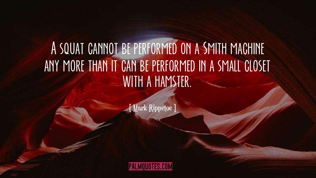 Mark Rippetoe Quotes: A squat cannot be performed