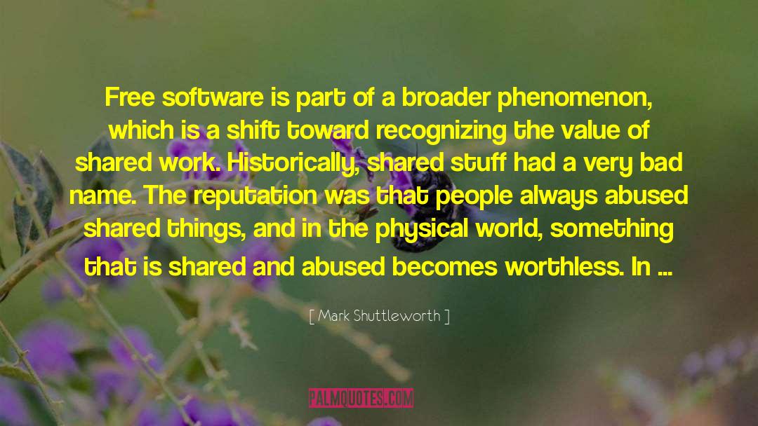Mark Shuttleworth Quotes: Free software is part of