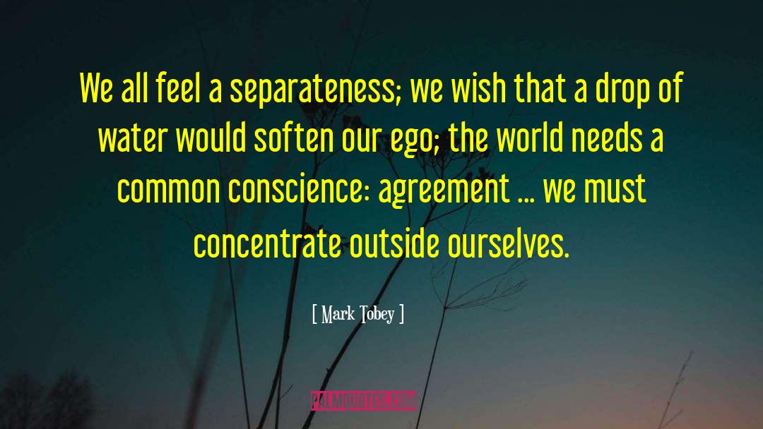 Mark Tobey Quotes: We all feel a separateness;
