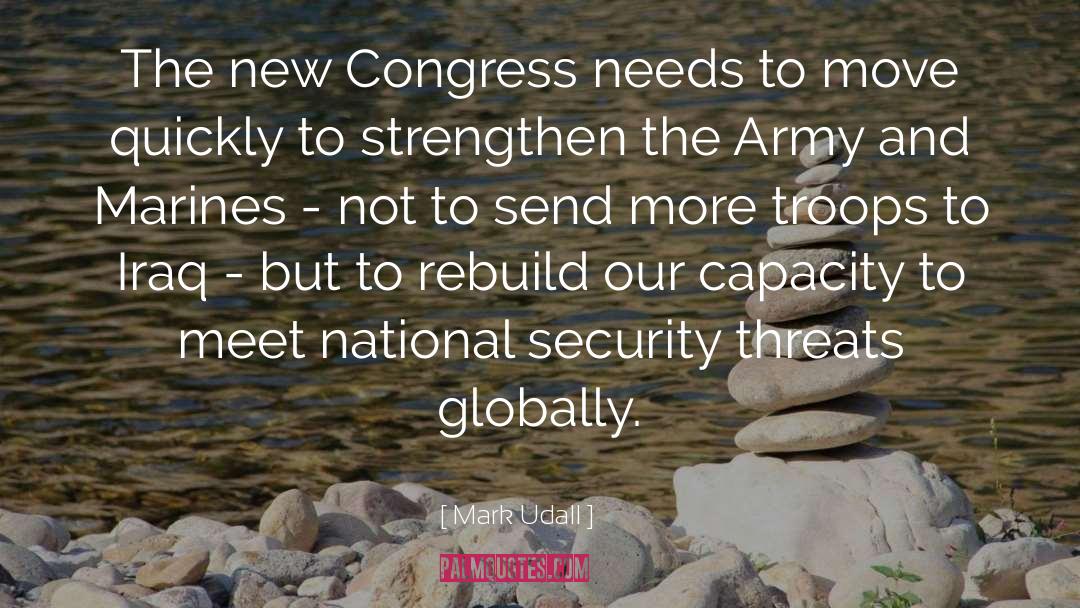 Mark Udall Quotes: The new Congress needs to