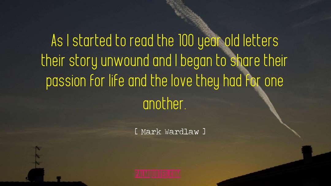 Mark Wardlaw Quotes: As I started to read