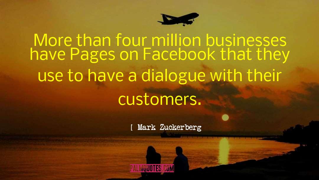 Mark Zuckerberg Quotes: More than four million businesses