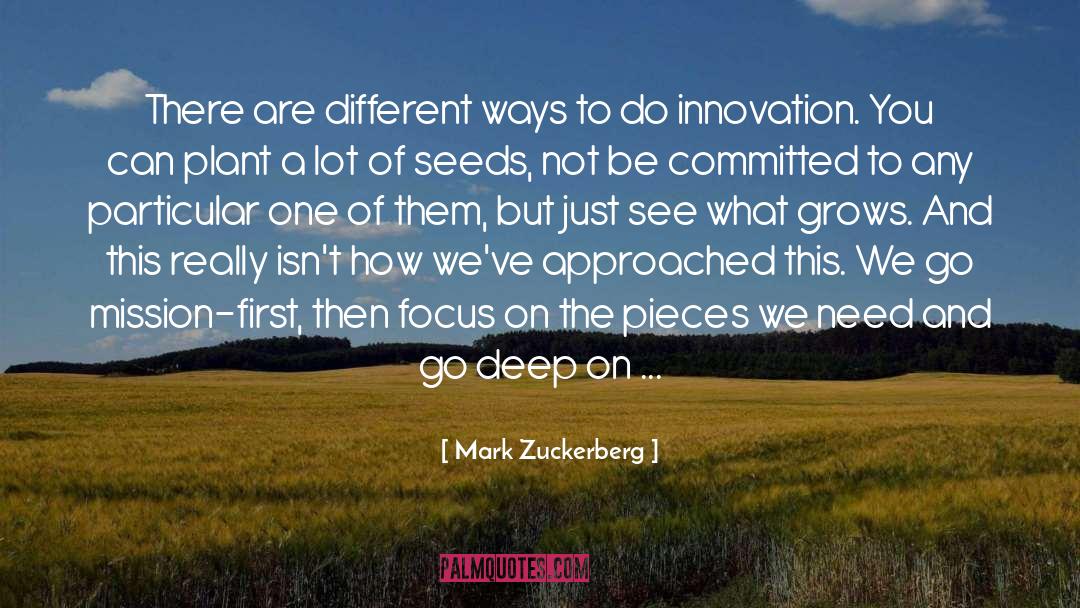 Mark Zuckerberg Quotes: There are different ways to