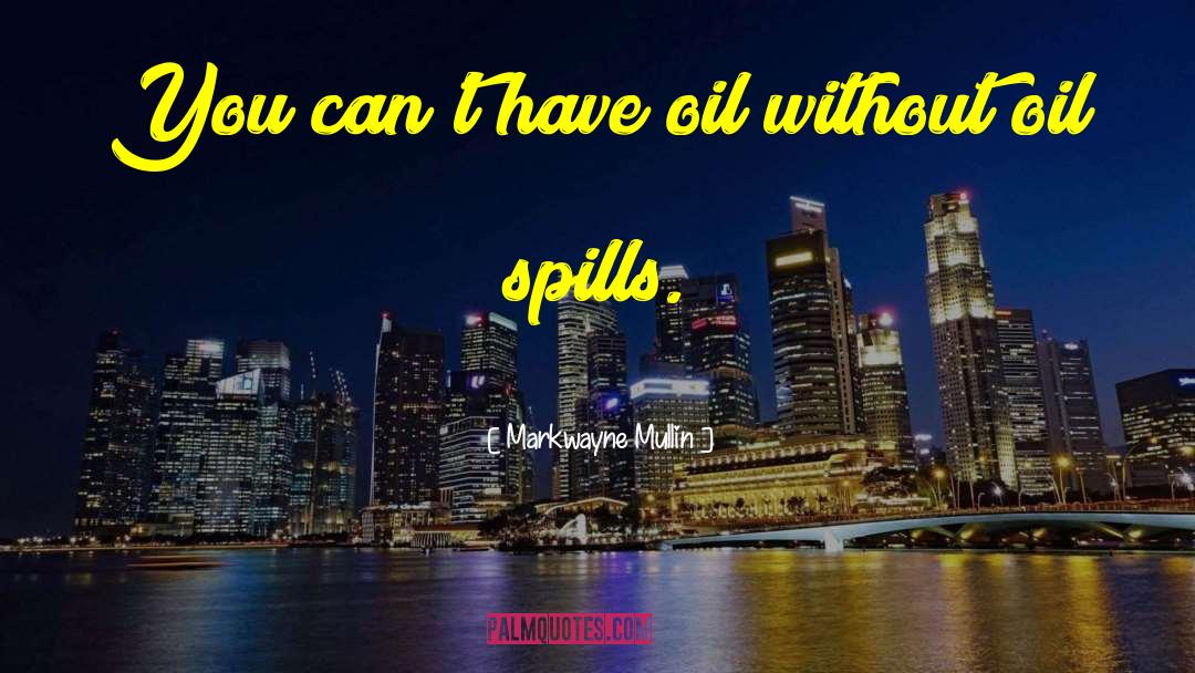 Markwayne Mullin Quotes: You can't have oil without