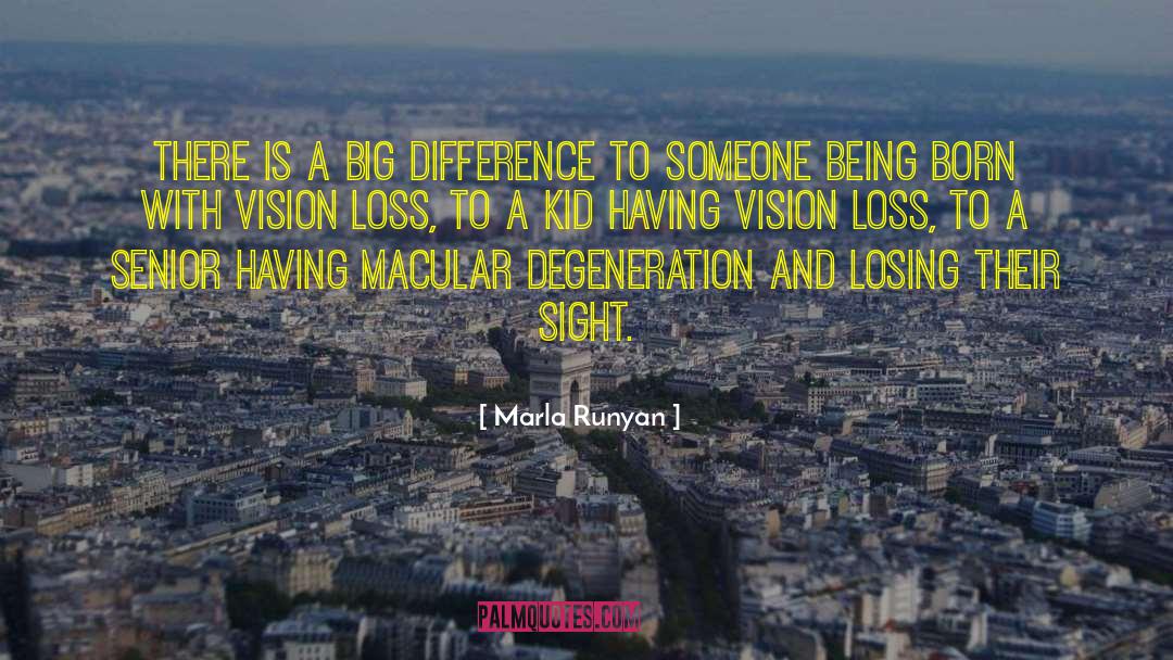 Marla Runyan Quotes: There is a big difference
