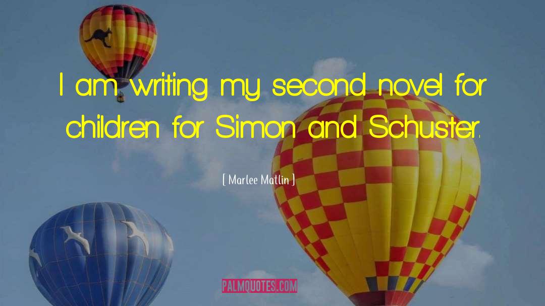 Marlee Matlin Quotes: I am writing my second