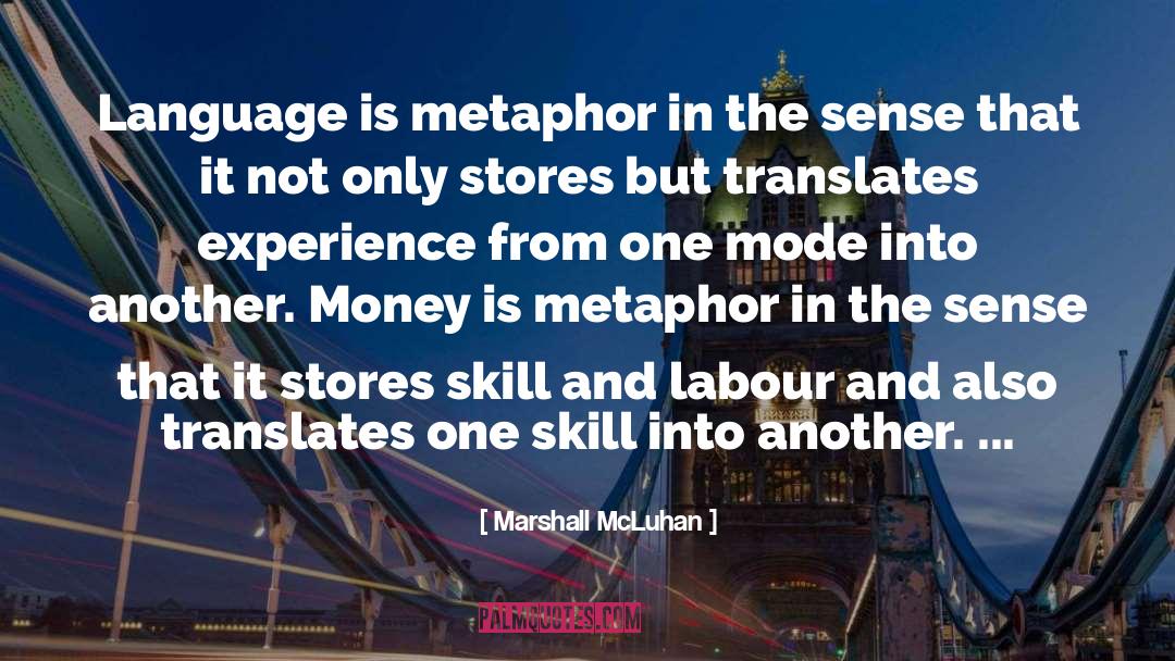 Marshall McLuhan Quotes: Language is metaphor in the