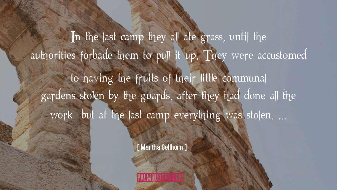 Martha Gellhorn Quotes: In the last camp they