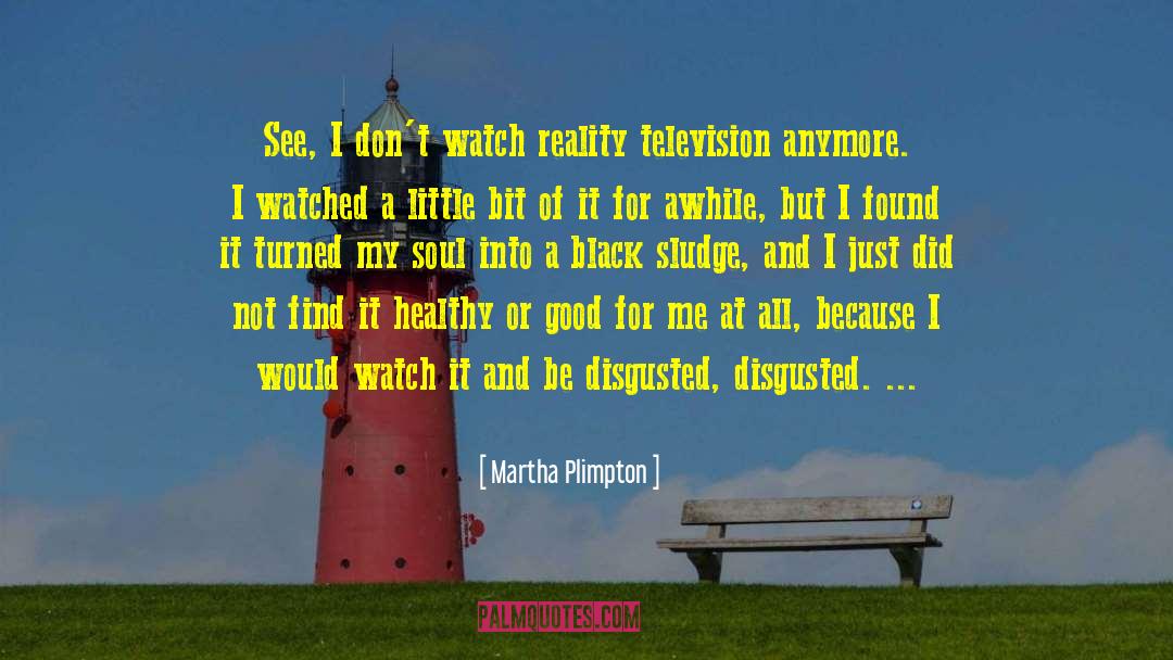 Martha Plimpton Quotes: See, I don't watch reality