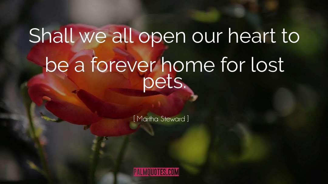 Martha Steward Quotes: Shall we all open our
