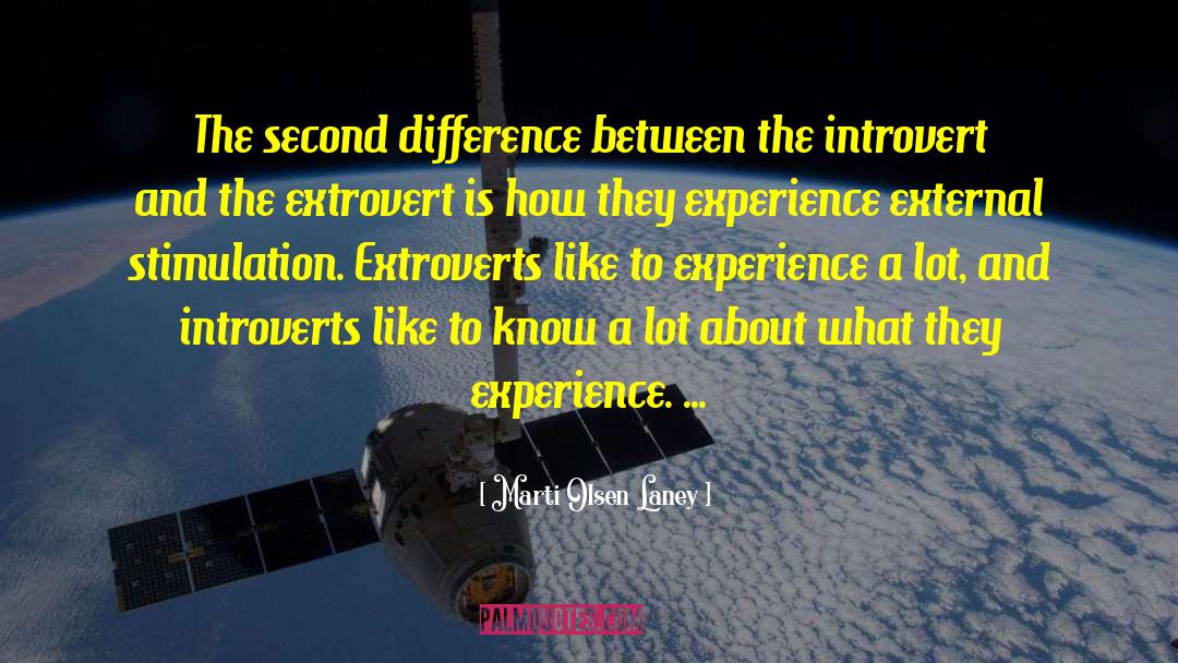 Marti Olsen Laney Quotes: The second difference between the