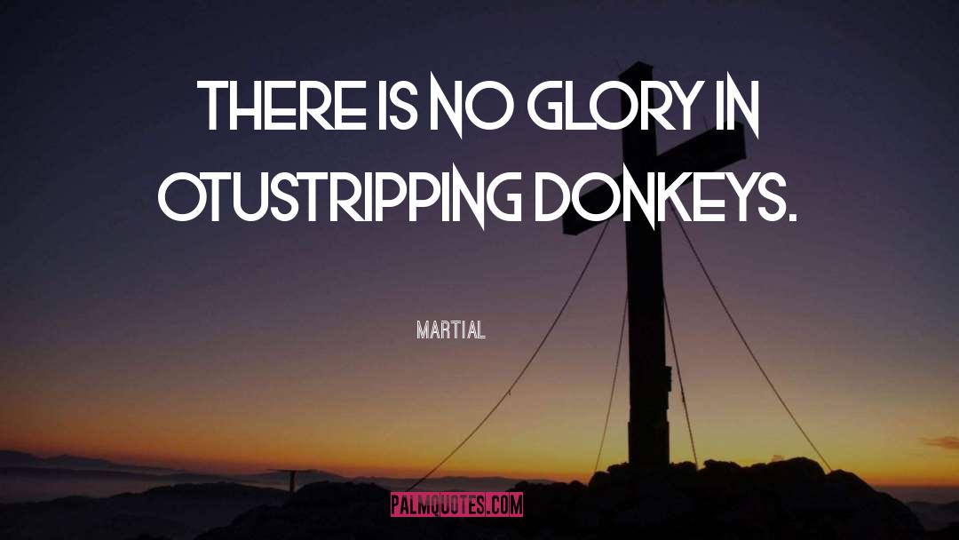 Martial Quotes: There is no glory in