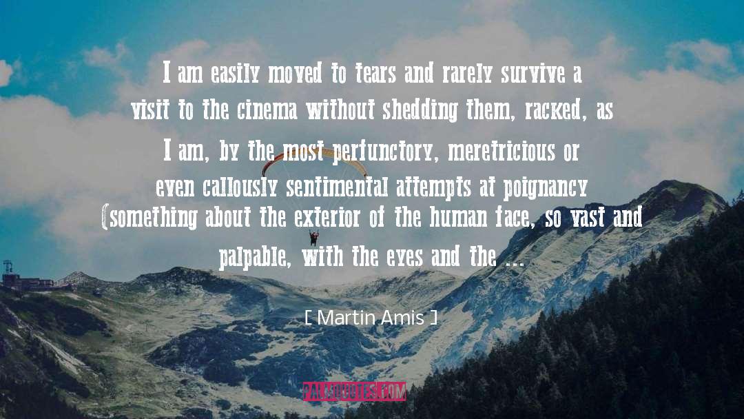 Martin Amis Quotes: I am easily moved to