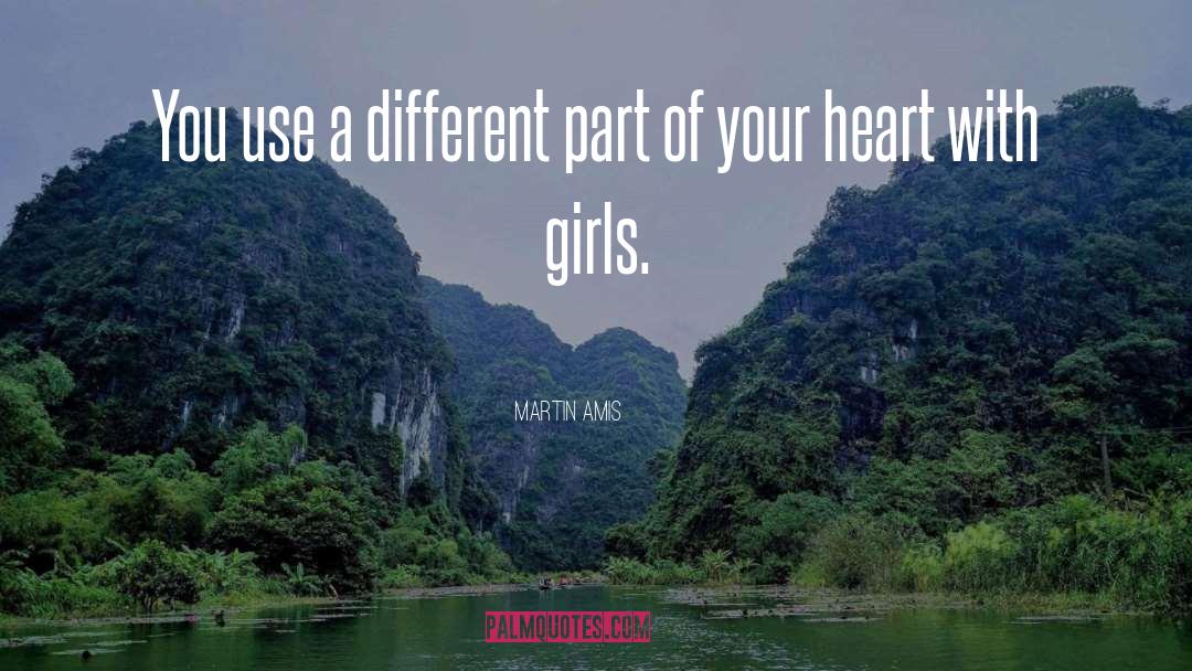 Martin Amis Quotes: You use a different part