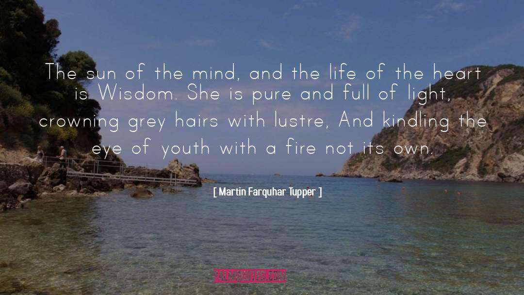 Martin Farquhar Tupper Quotes: The sun of the mind,