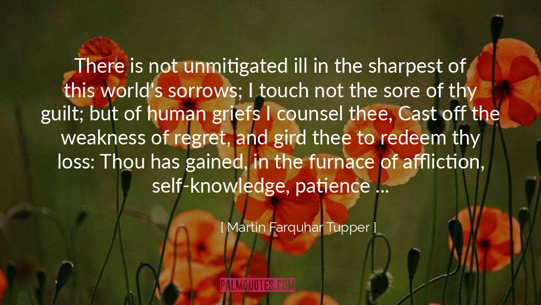 Martin Farquhar Tupper Quotes: There is not unmitigated ill