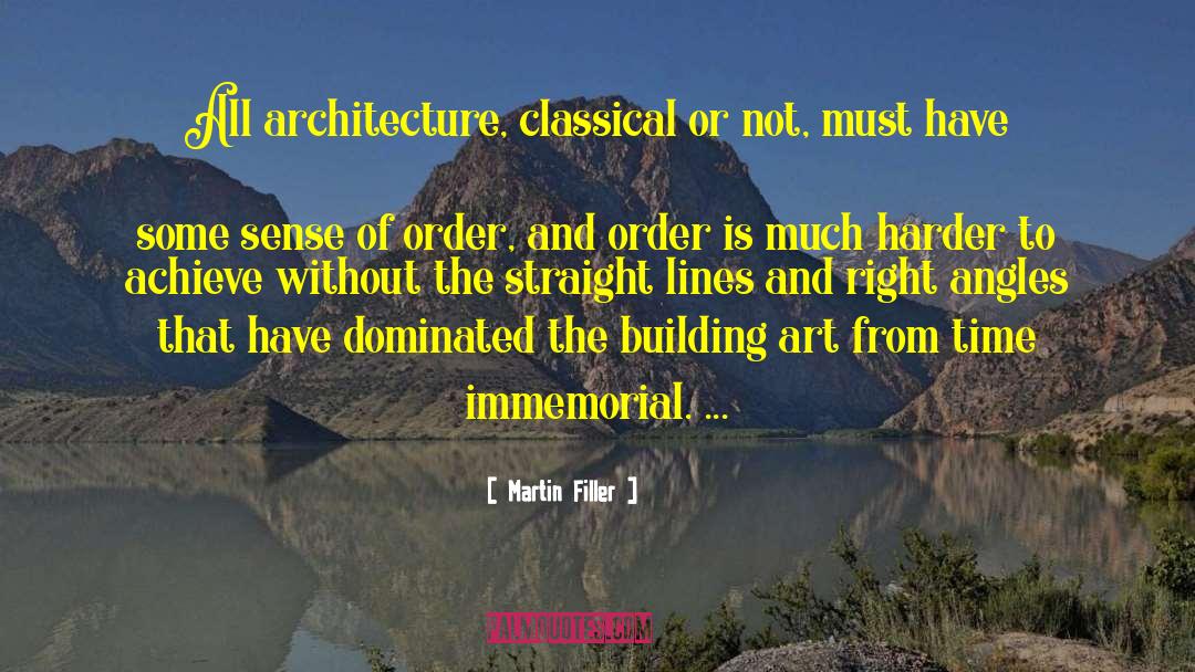 Martin Filler Quotes: All architecture, classical or not,