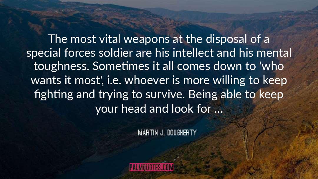 Martin J. Dougherty Quotes: The most vital weapons at