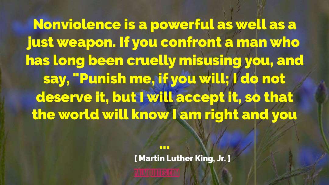 Martin Luther King, Jr. Quotes: Nonviolence is a powerful as