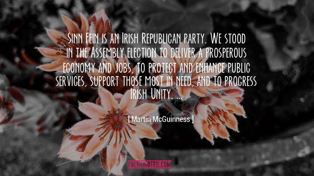 Martin McGuinness Quotes: Sinn Fein is an Irish